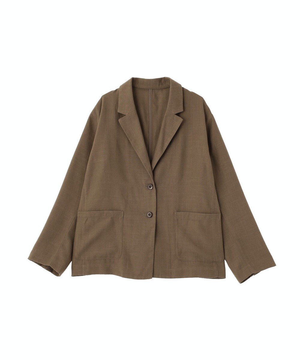 CRAFT STANDARD BOUTIQUE リネンライクオーバーサイズジャケット 