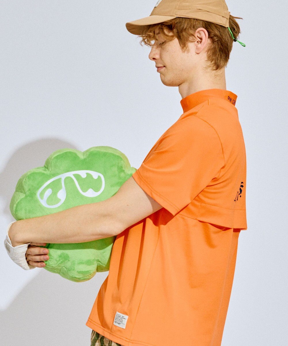 PW CIRCULUS 【吸水速乾 / ストレッチ】【MEN】ストレッチメッシュカノコ ベンチレーションモックT ゴルフ 