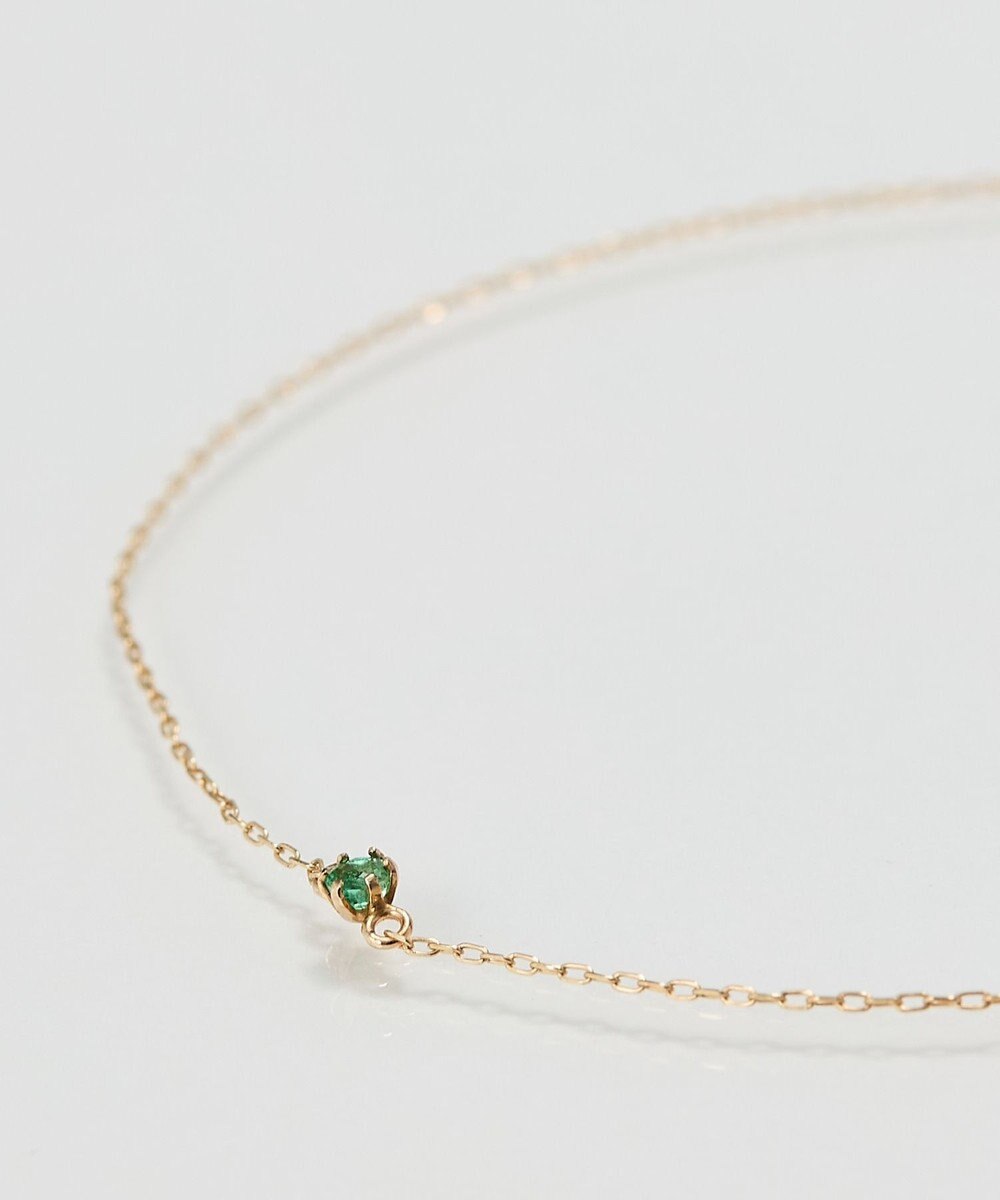 Phoebe 【K10】プチエメラルドブレスレット/5月誕生石/天然石 