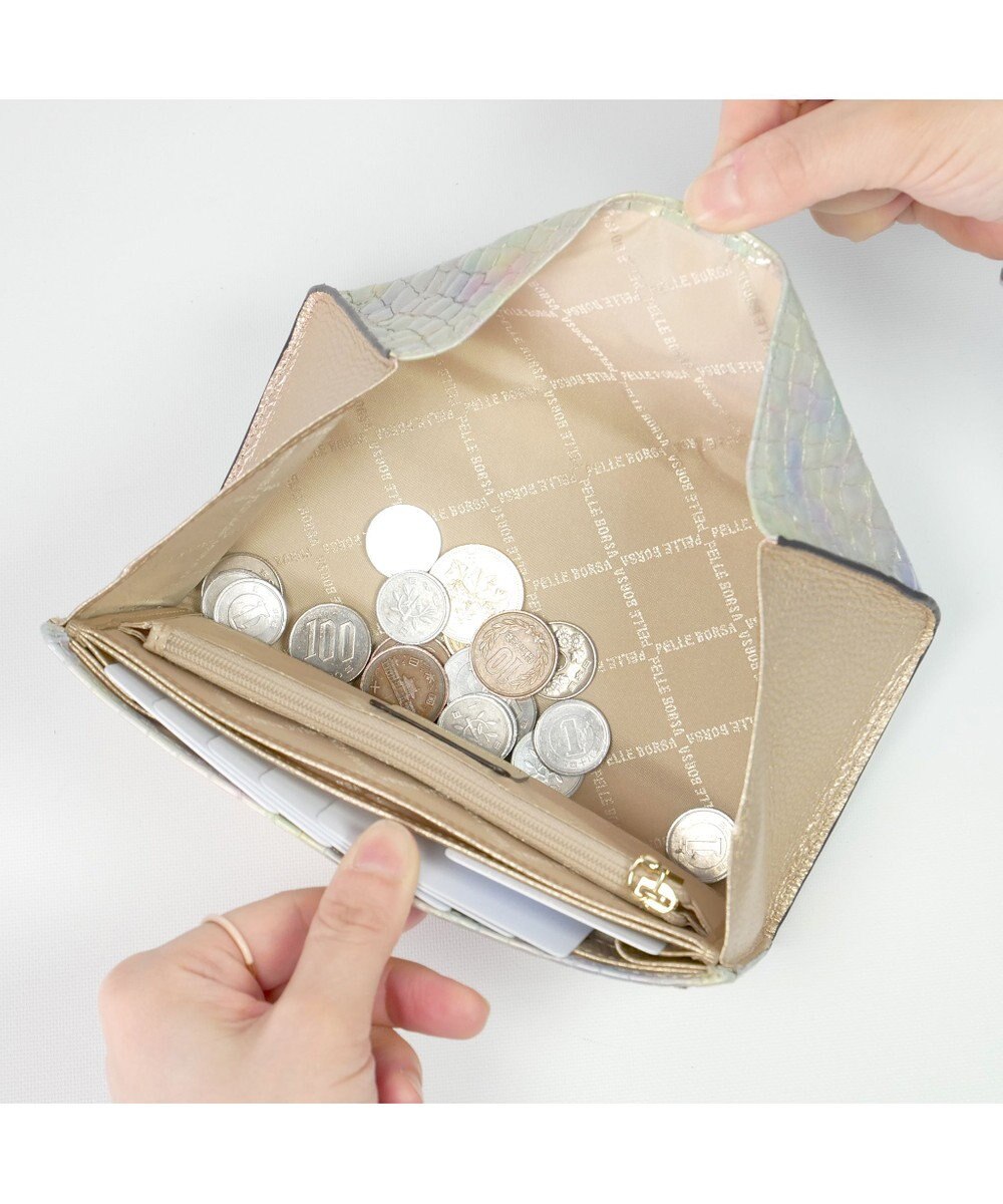 PELLE BORSA ギャルソンウォレット Rainbow Croco レインボークロコ 6101 