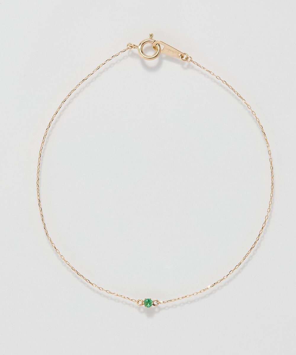 Phoebe 【K10】プチエメラルドブレスレット/5月誕生石/天然石 