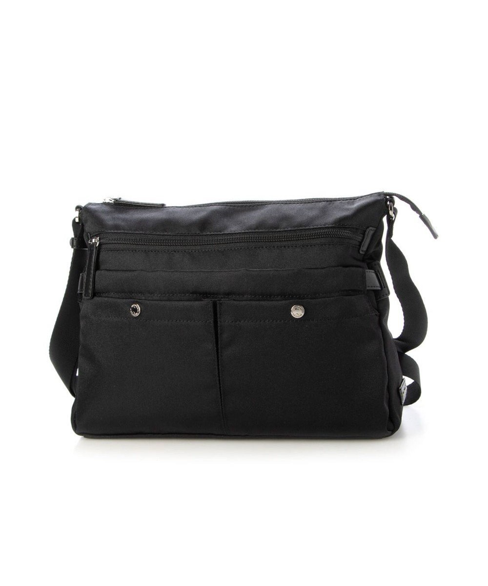 LA BAGAGERIE フロントポケット　スクエアナイロンショルダー　Mサイズ 