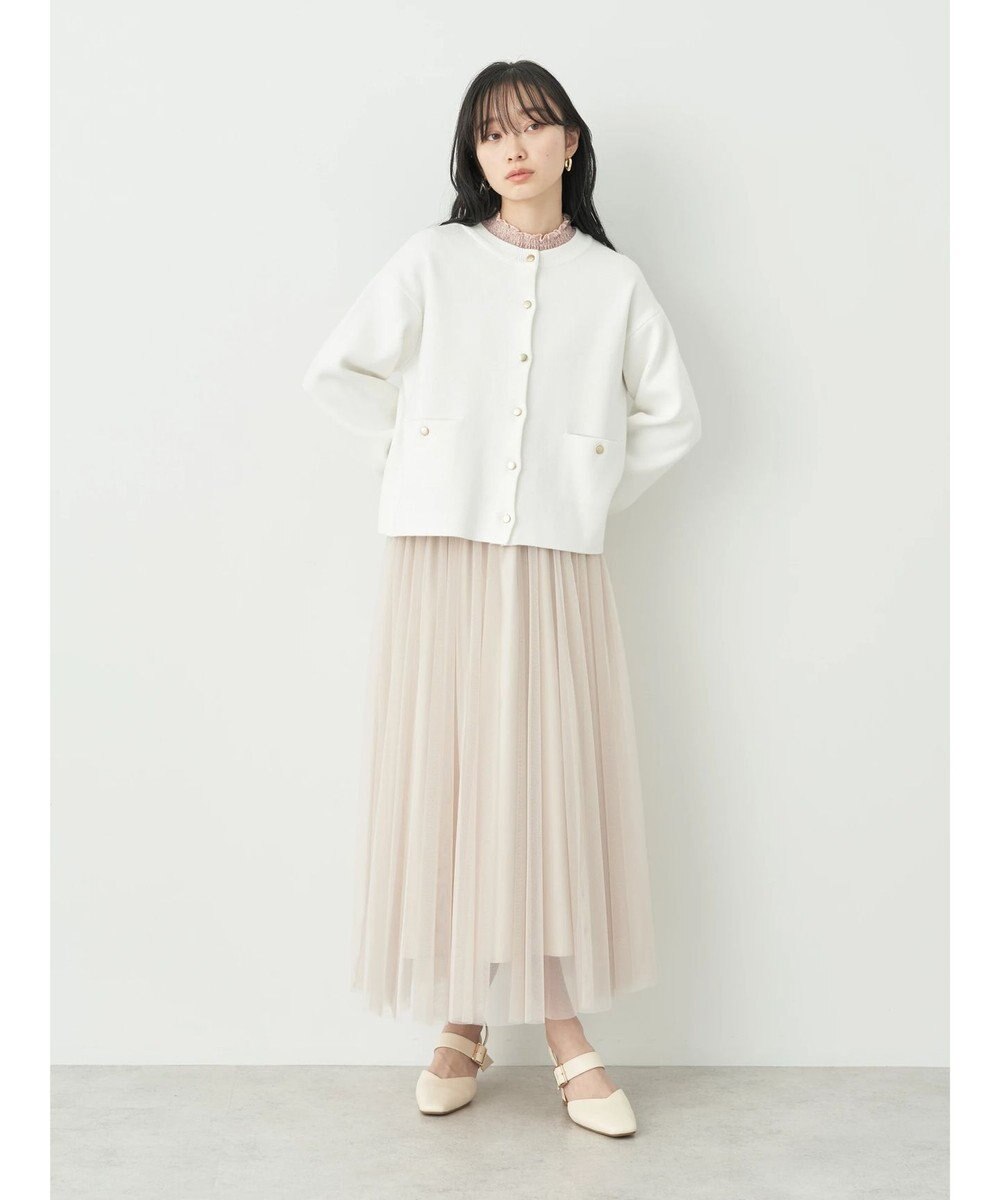 earth music&ecology チュールフレアスカート 