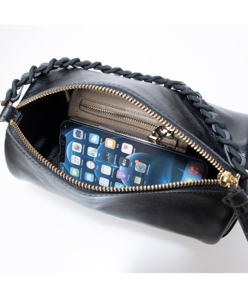 UNBILLION ペルケ perche / カラーチェーン筒形2wayショルダー 