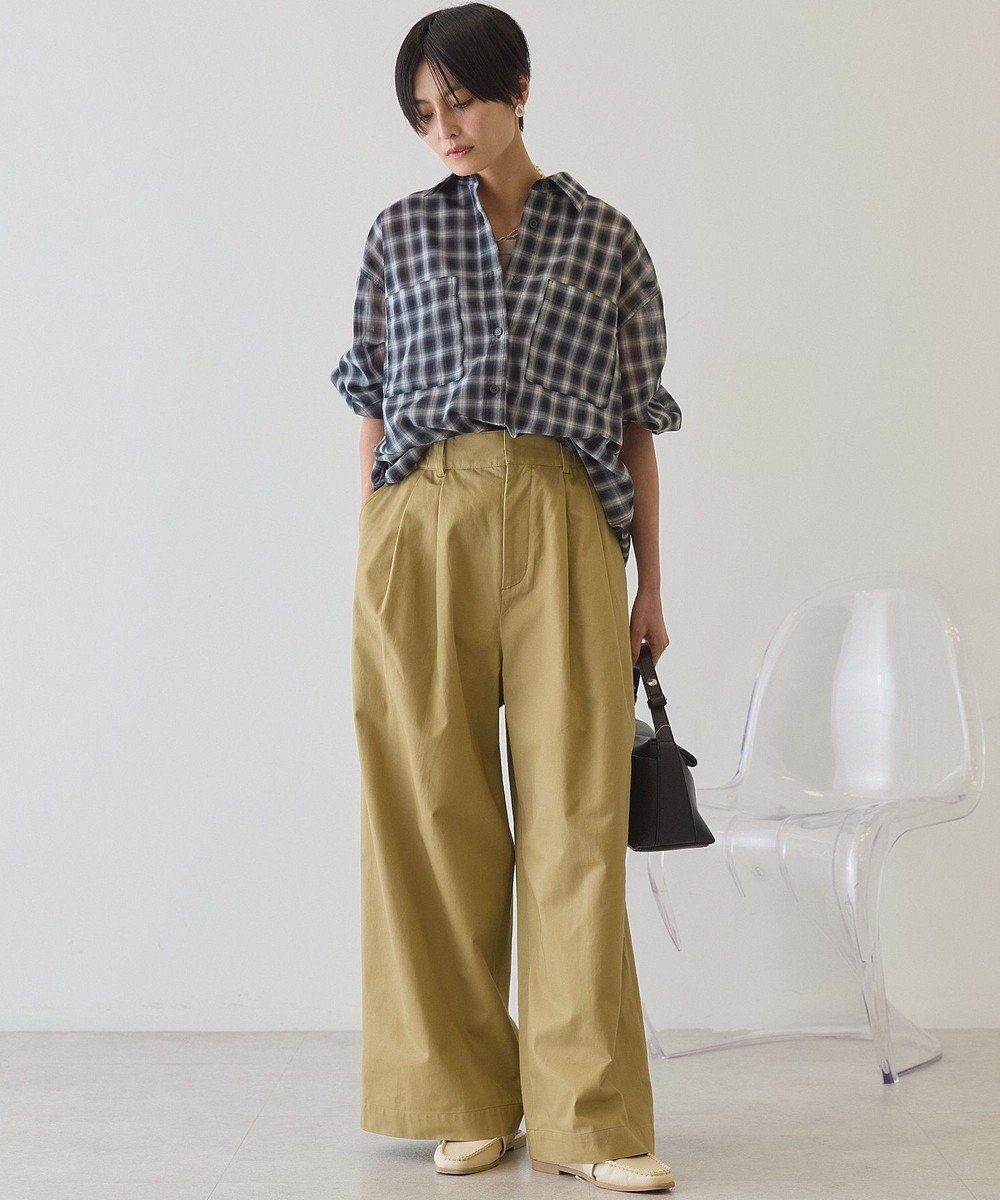 AMERICAN HOLIC シアーチェックシャツ 