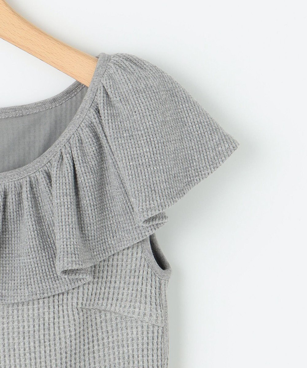 組曲 L 【組曲×setsuko sagittaire】カップ付きフリルTシャツ 