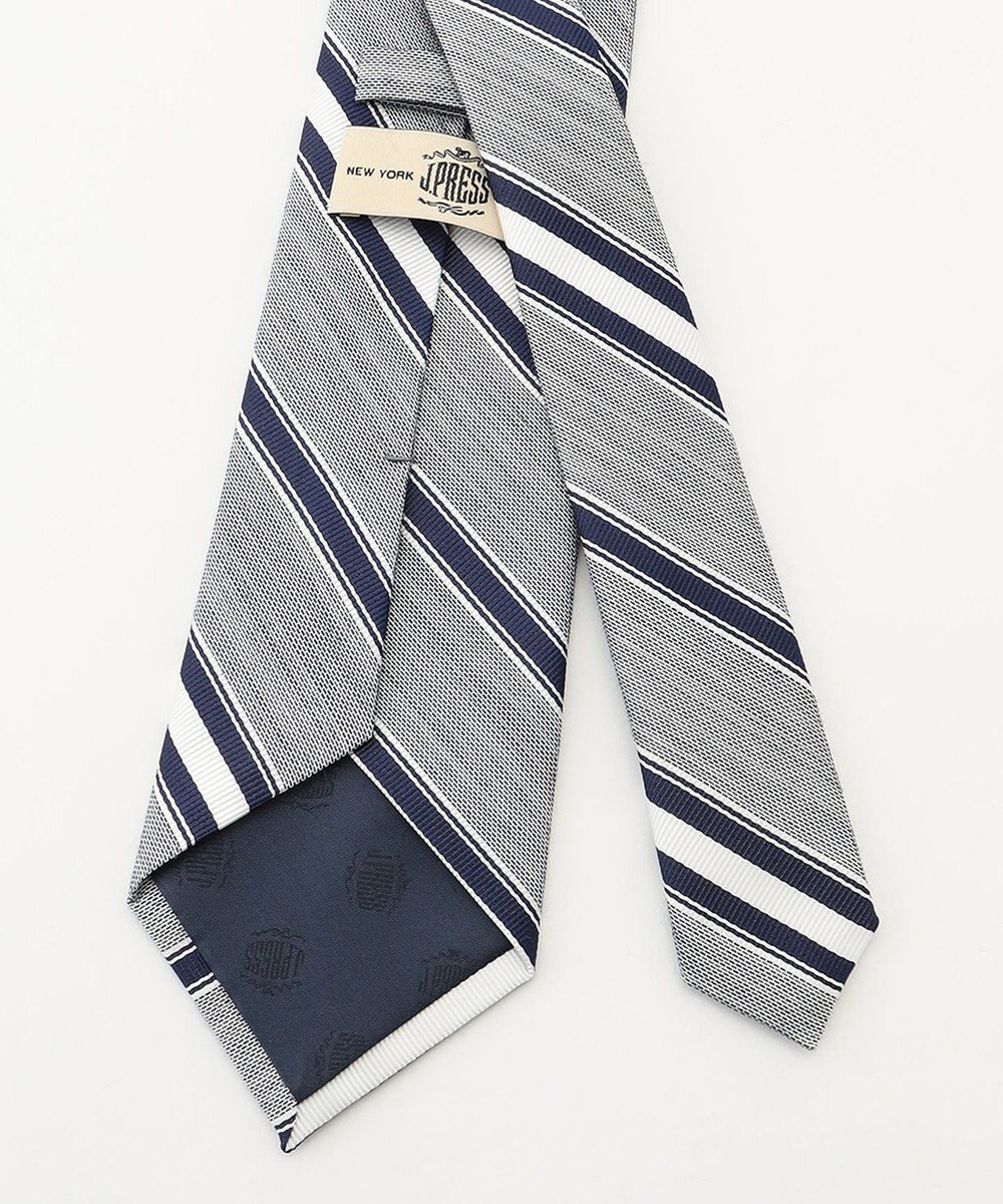 J.PRESS MEN 【LINEN MIX COLLECTION】 レジメンタル ネクタイ 