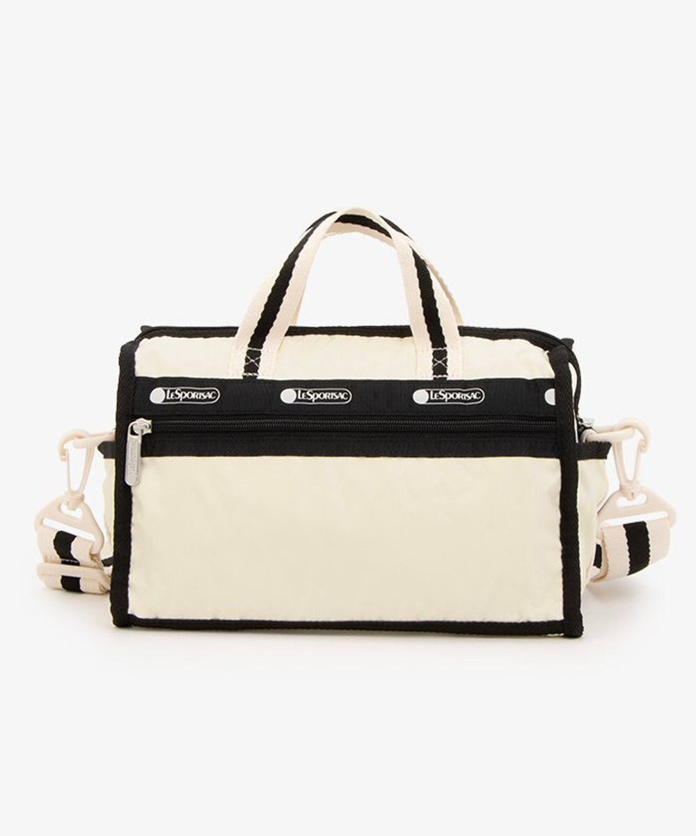 LeSportsac MINI DUFFEL CROSSBODY/スペクテイターサンドバー/ブラック 