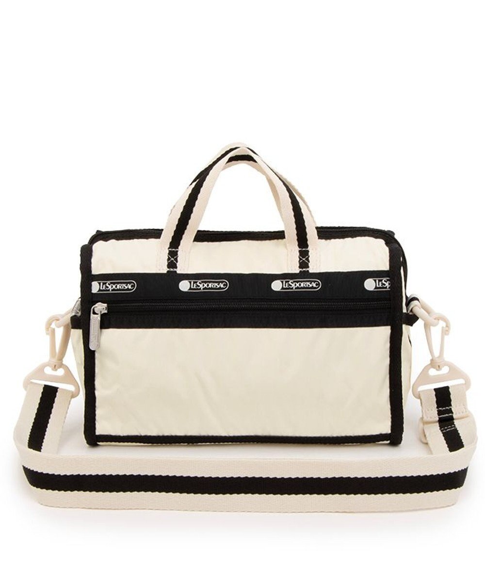 LeSportsac MINI DUFFEL CROSSBODY/スペクテイターサンドバー/ブラック 
