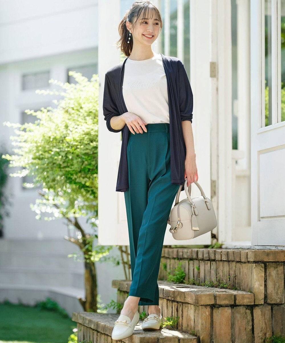 ANY SIS 【洗える】サラサラ着流し カーディガン 