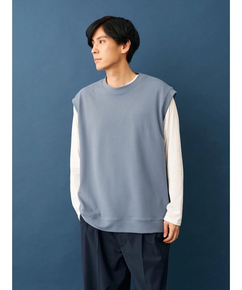 CRAFT STANDARD BOUTIQUE 梨地カットベスト＋Ｌ／Ｓ　ＴＥＥーＳＥＴ 