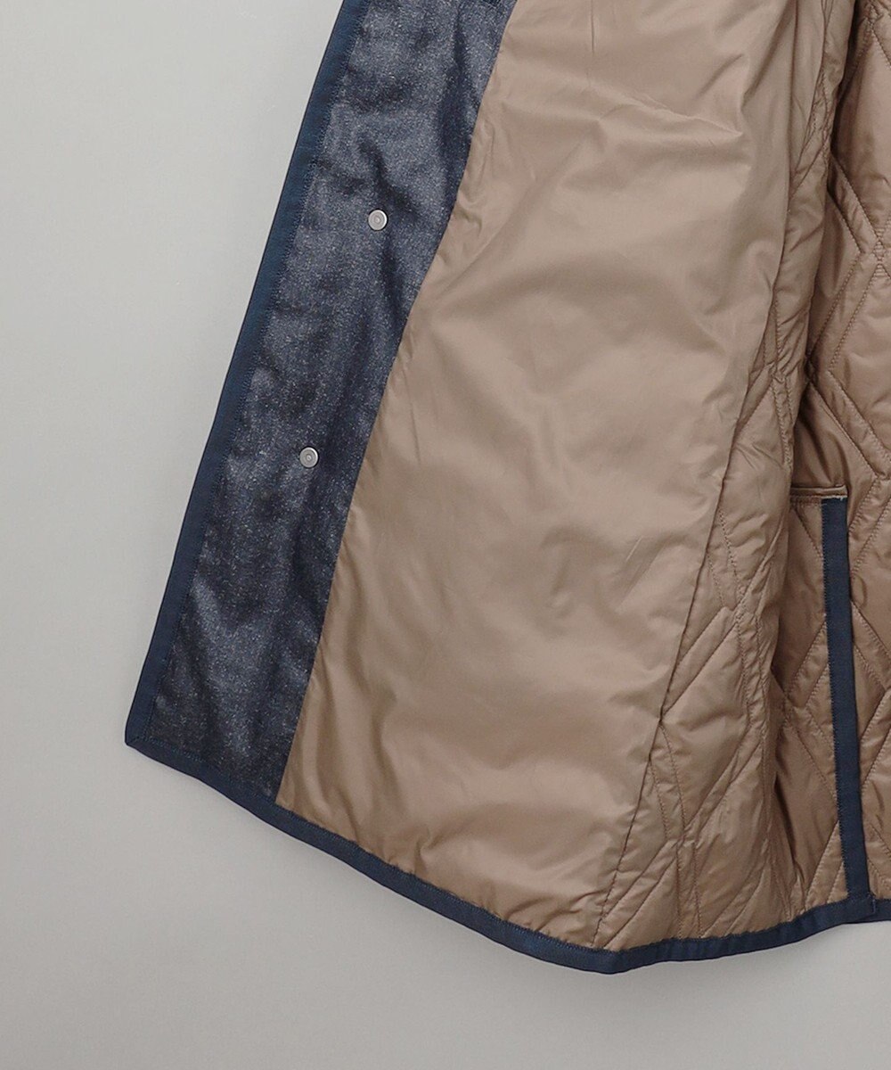 GOTAIRIKU 【仕事で着用可】ブライトシャンブレー キルティング ドレスダウン 