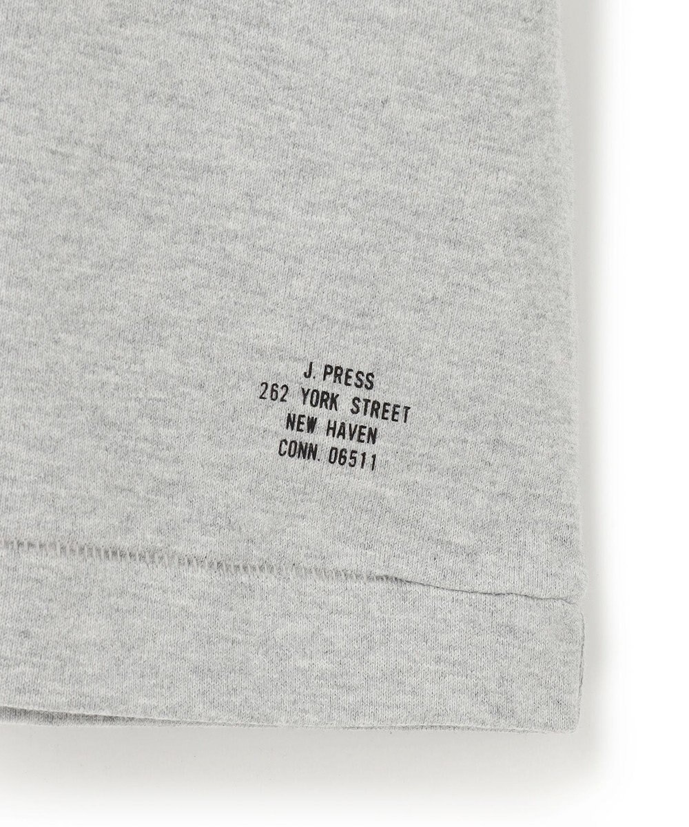 J.PRESS MEN 【J.PRESS ORIGINALS】【UNISEX】Cotton Jersey CRST Logo T-shirt 