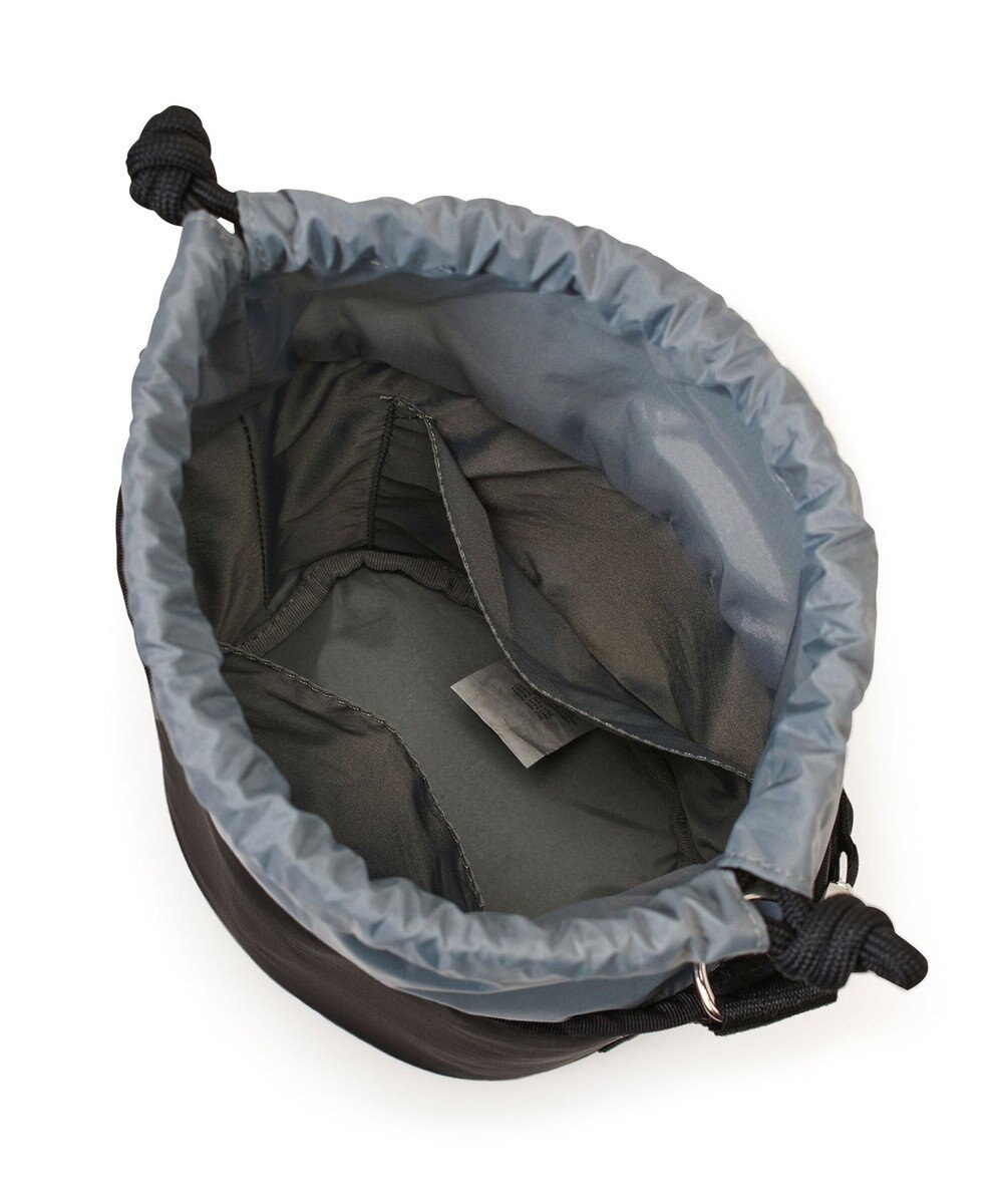 LeSportsac SM DRAWSTRING BUCKET/リサイクルドブラックJP 