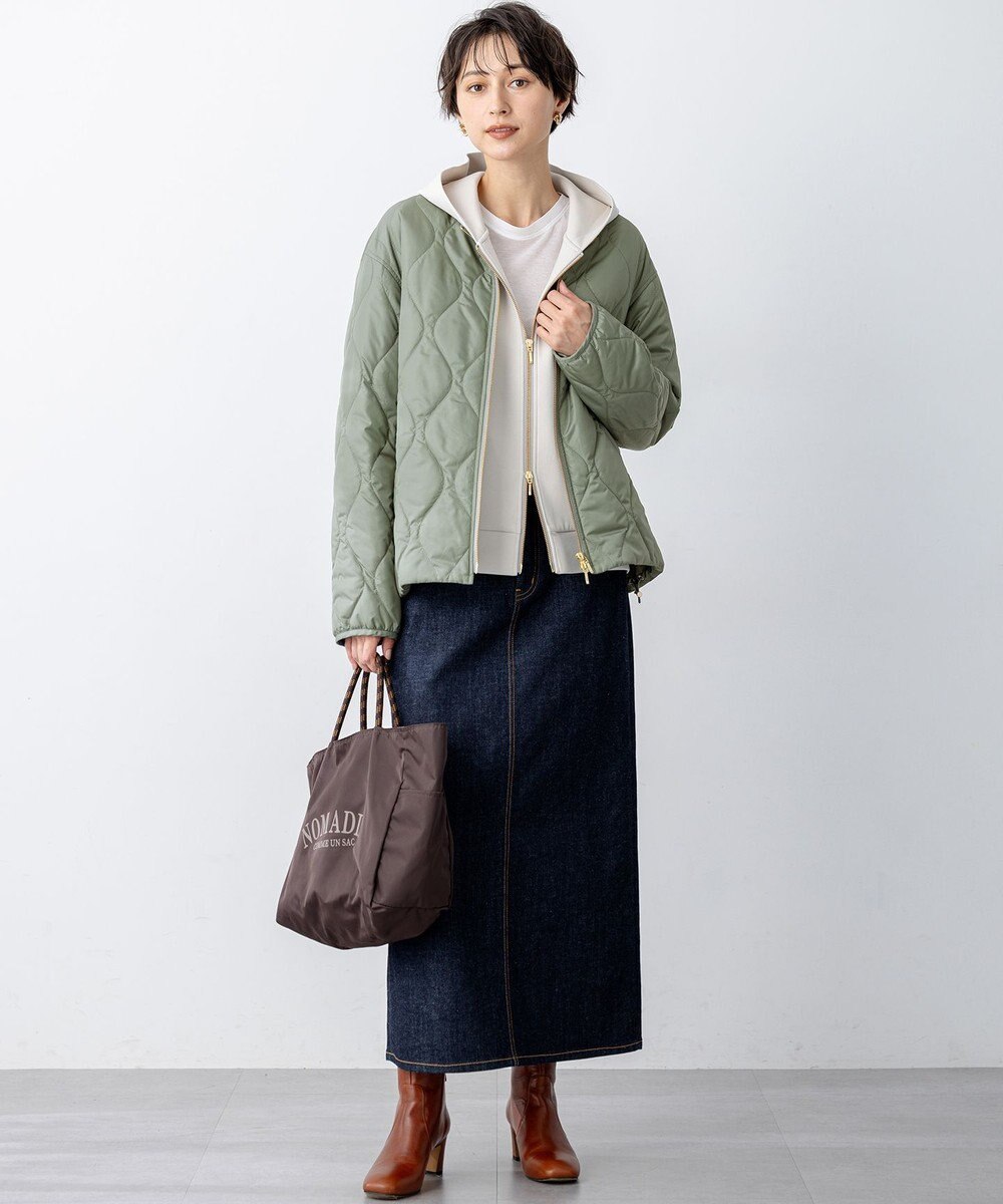 23区 中綿パディング コンパクト アウター 