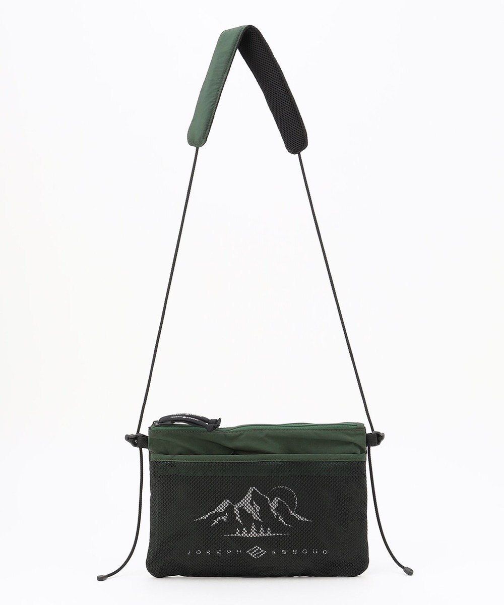 JOSEPH ABBOUD MOUNTAIN 【UNISEX】Pe／Nyピーチサ コッシュ 