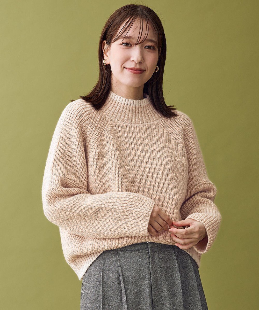 ANY L 【5色展開】バイカラーMIXニット 