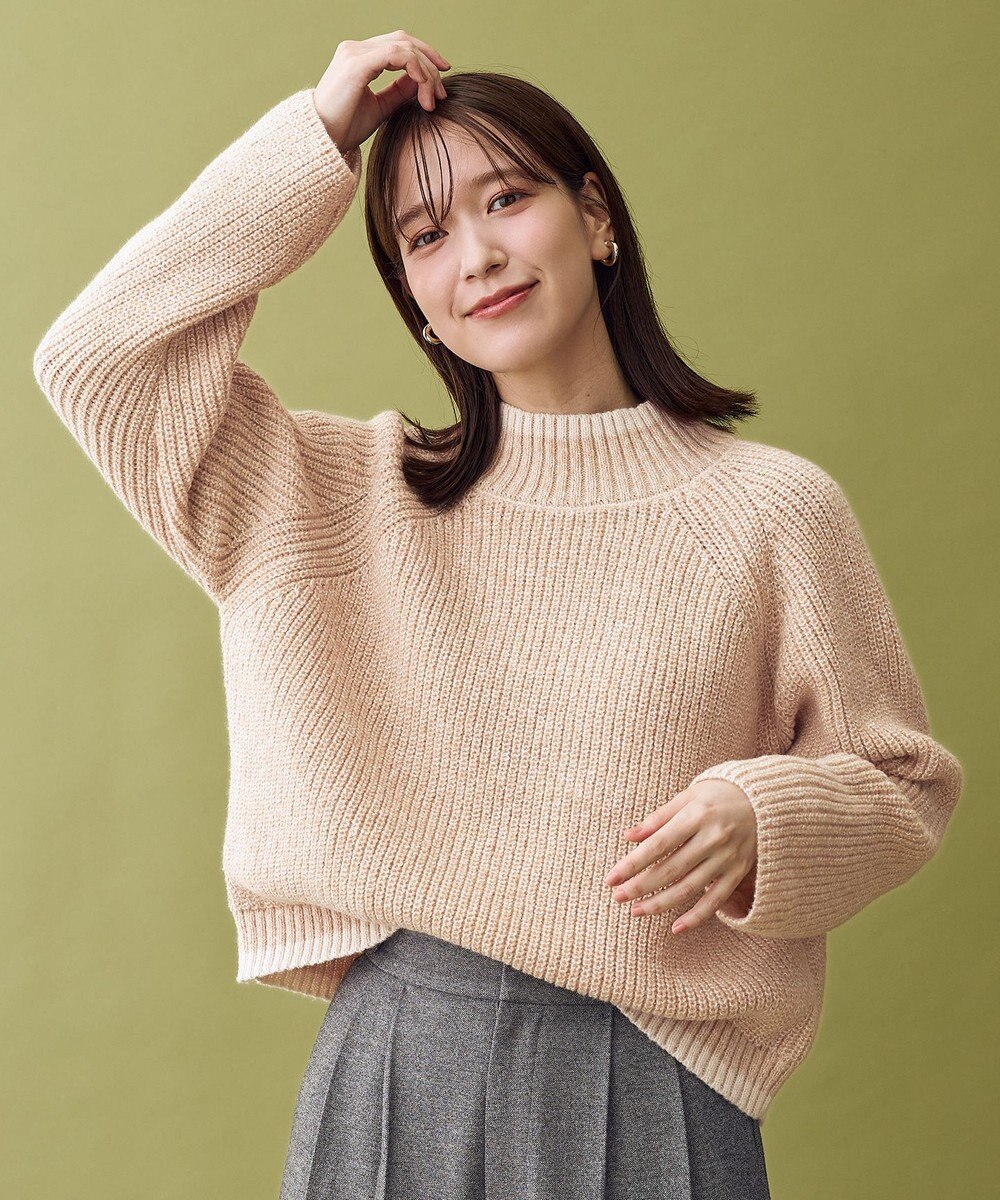 ANY L 【5色展開】バイカラーMIXニット 