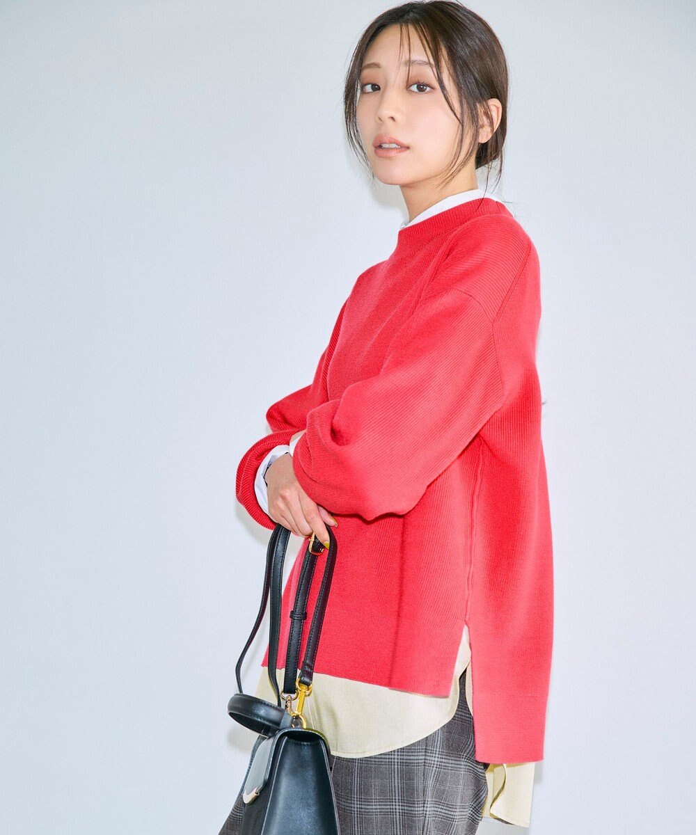 ANY SIS S ラインポイント ニット 