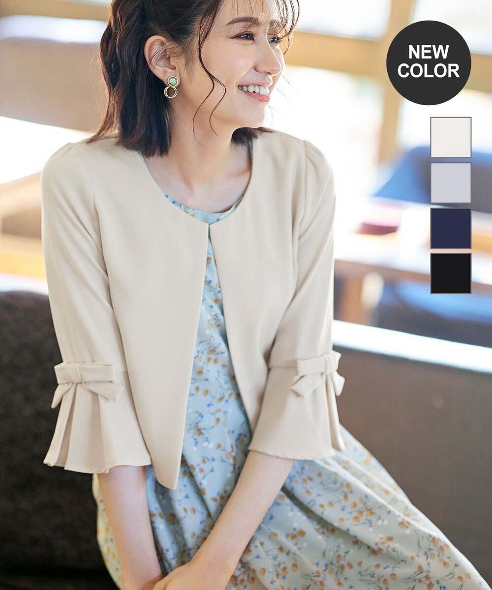 洗える 大人可愛い袖口リボン付きフレアボレロ Tiaclasse ファッション通販 公式通販 オンワード クローゼット 洗える 大人可愛い袖口リボン付きフレアボレロ Tiaclasse ファッション通販 公式通販 オンワード クローゼット