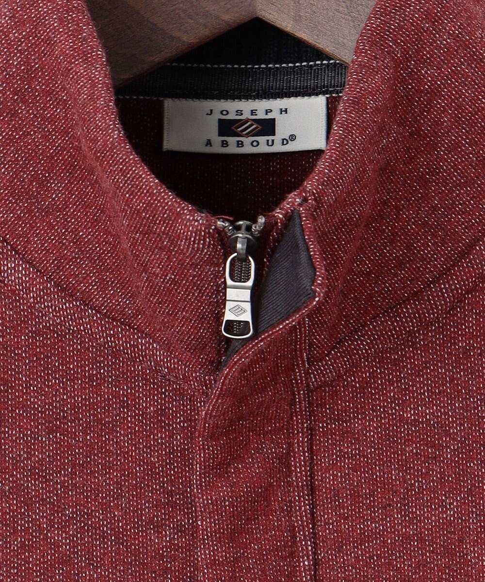 JOSEPH ABBOUD 【オーガニックコットン】ビンテージインレー　ハイネックプルオーバー 