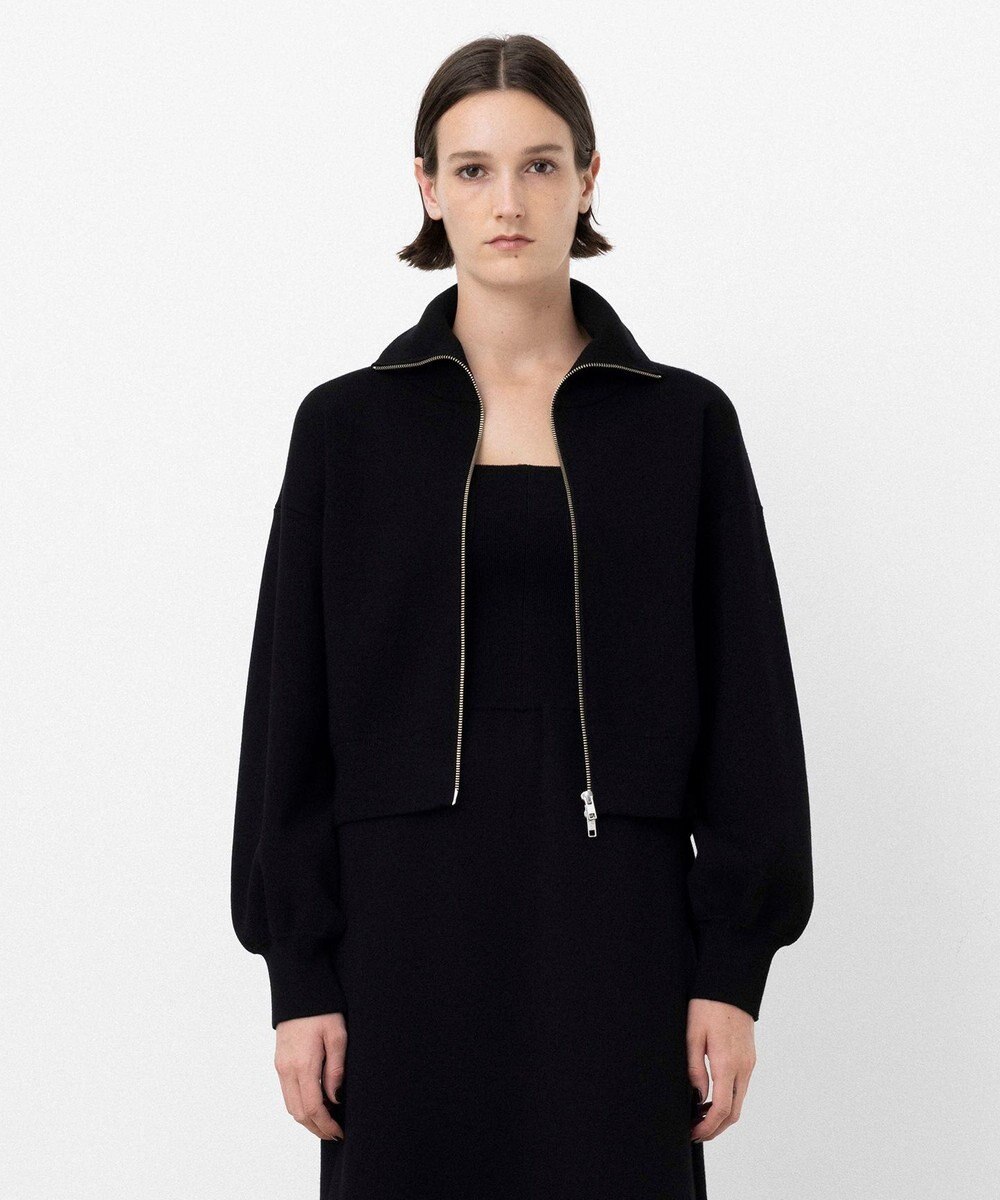 NAVE 【ReNAVE・洗える】スムースニット トラックジャケット 