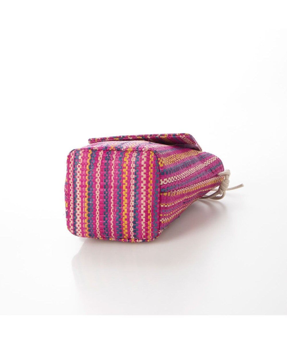 UNBILLION kakatoo ラフィアストライプミニショルダーバッグ 