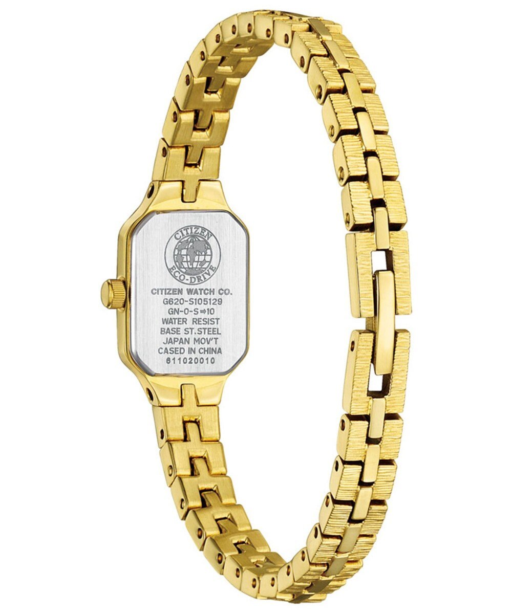 CITIZEN 【アンティークな雰囲気】小さくて可愛い 上品なアクセサリーにも 電池交換不要 イエローゴールド 