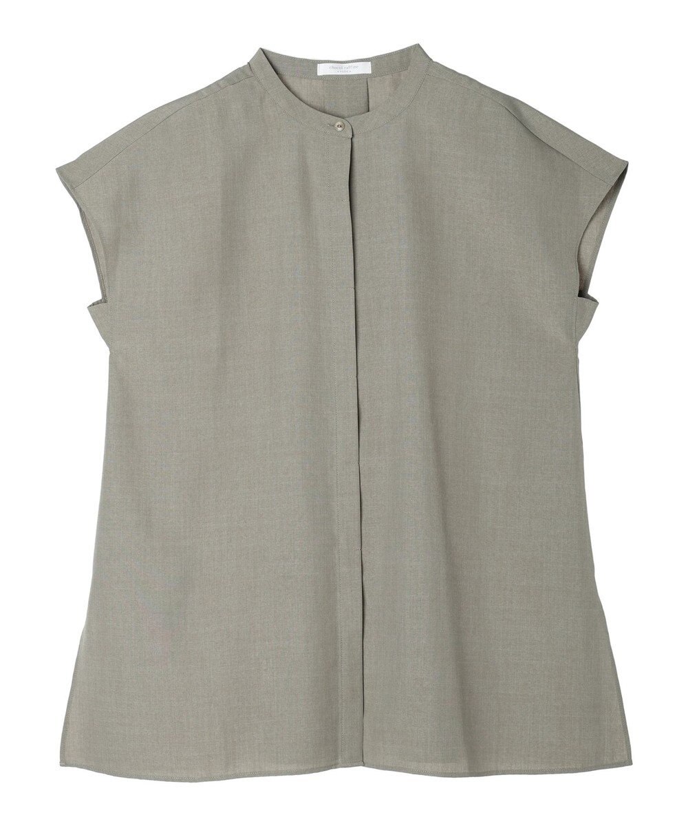 Green Parks 接触冷感　比翼ボタンチュニック 