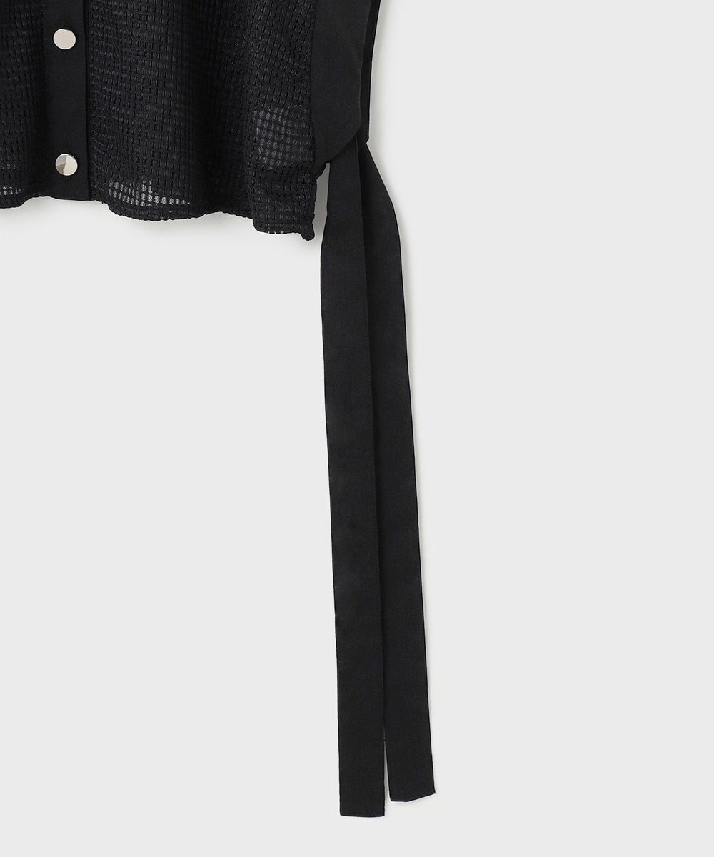 GRACE CONTINENTAL メッシュポンチョシャツ 