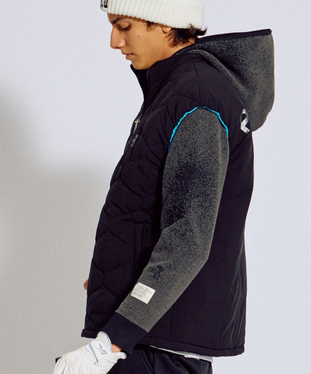 PW CIRCULUS 【手洗い洗濯可】【MEN】グラデーションニットフーディ ゴルフ 