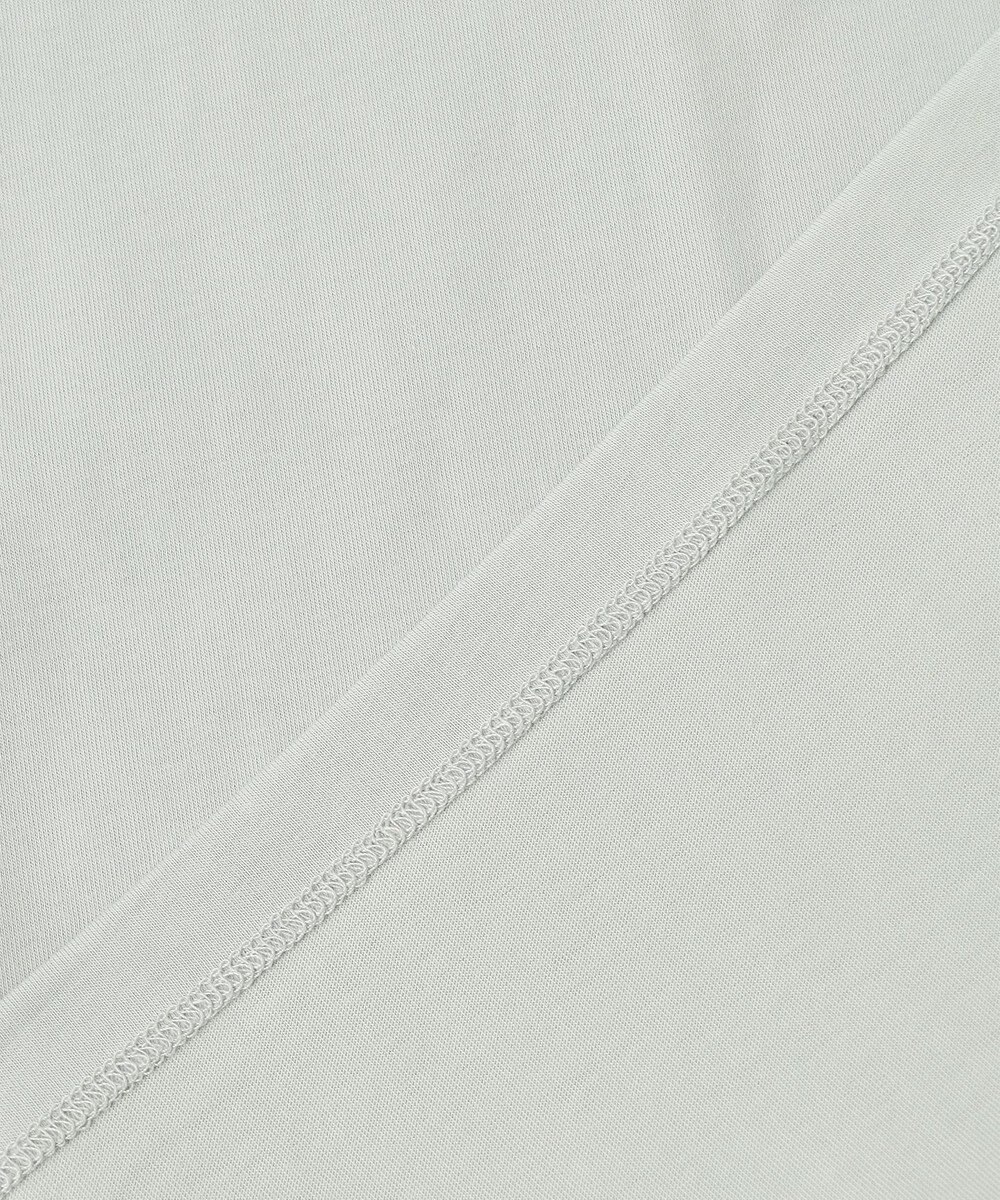 J.PRESS LADIES 【洗える】プレーティングジャージー フロントタック カットソー 