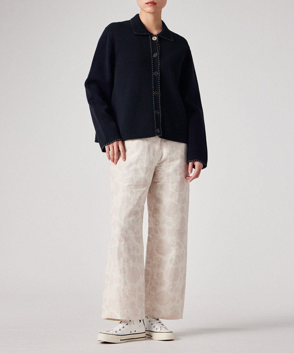 Paul Smith コントラストステッチ ミラノリブ ニットブルゾン 