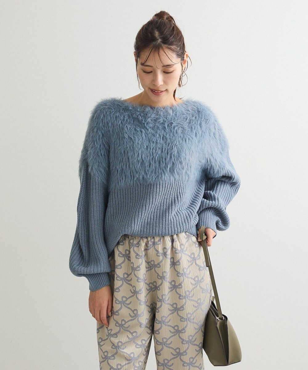 Green Parks ・Ｐｅｔｉｔ　Ｆｌｅｕｒ　シャギーキリカエニット 