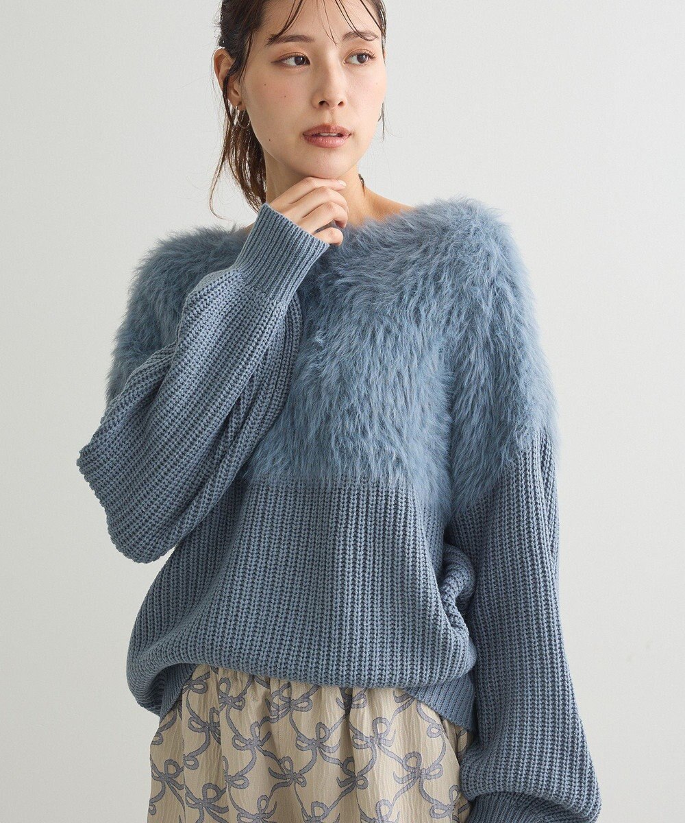 Green Parks ・Ｐｅｔｉｔ　Ｆｌｅｕｒ　シャギーキリカエニット 