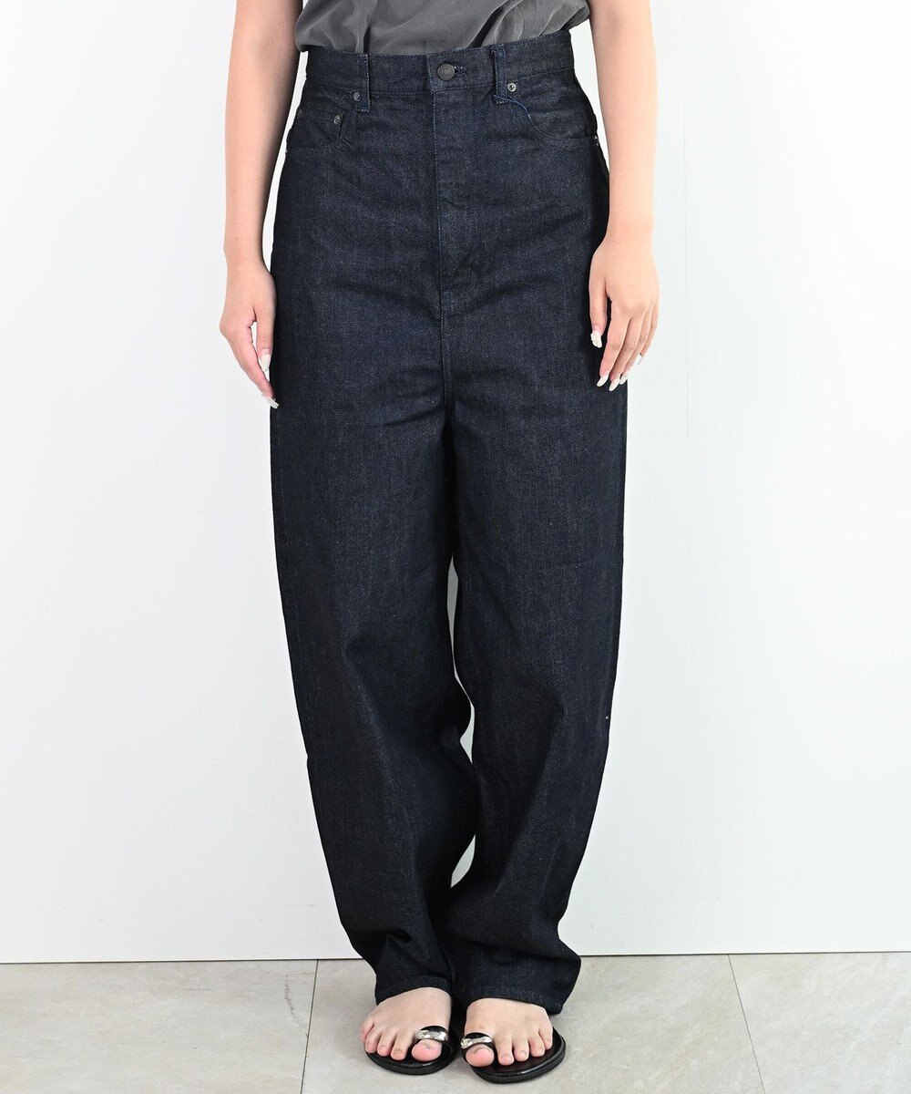 woadblue サルエル ブレットデニムパンツ リジッドブルー 