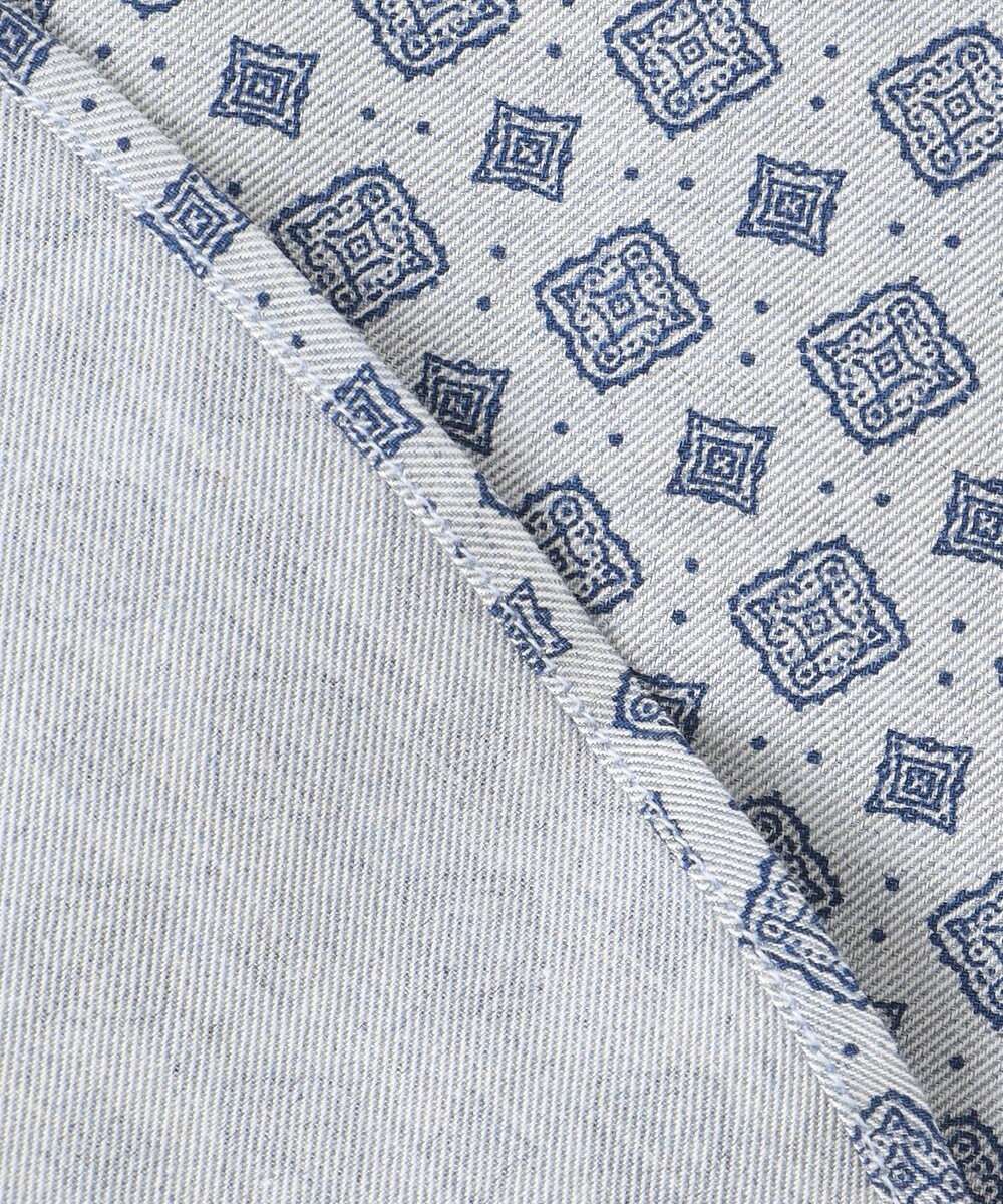 JOSEPH ABBOUD 【キングサイズ・柔らか】ファインパターンプリント シャツ 