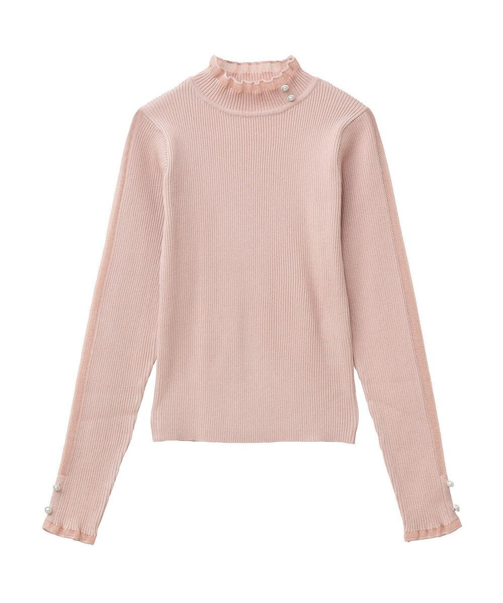 Green Parks ・ｓｗｉｎｇ　ｂｙ　シフォンフリルリブハイネック 