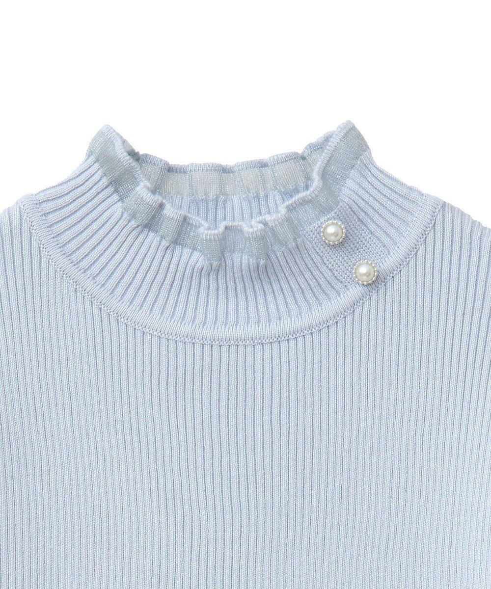 Green Parks ・ｓｗｉｎｇ　ｂｙ　シフォンフリルリブハイネック 