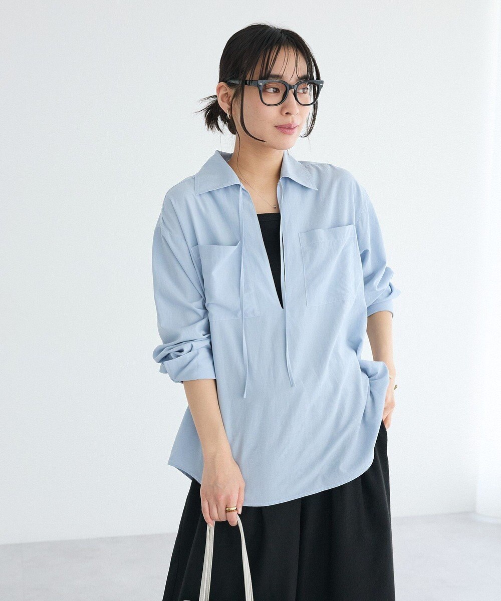 CRAFT STANDARD BOUTIQUE Vネックスキッパーシャツ 