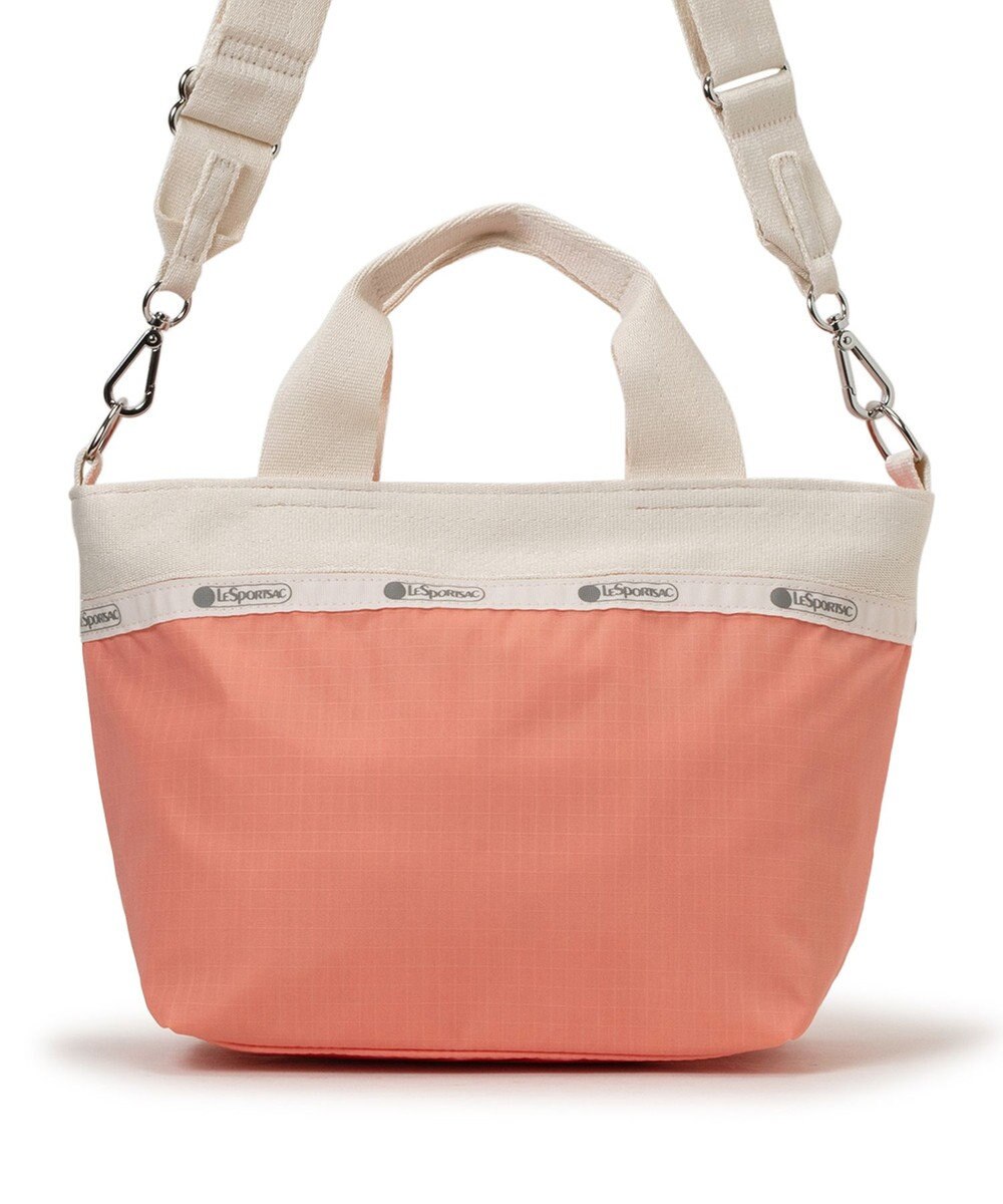 LeSportsac SMALL BUCKET TOTE/コーラルパンチ/メレンゲ 