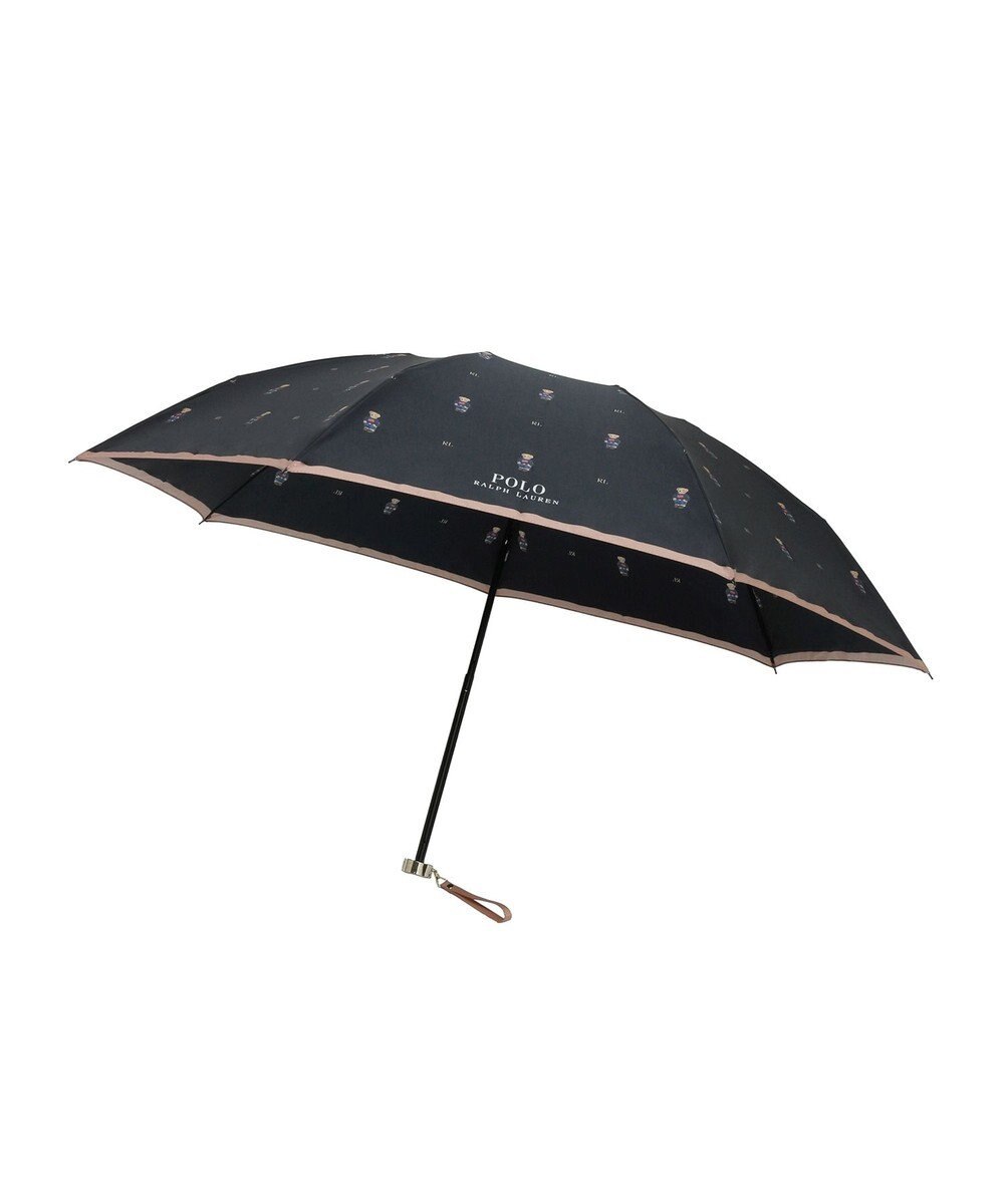 MOONBAT POLO RALPH LAUREN （ポロ ラルフローレン）折りたたみ傘 FLAG BEAR ポロベア ドット 大きめ55cm 