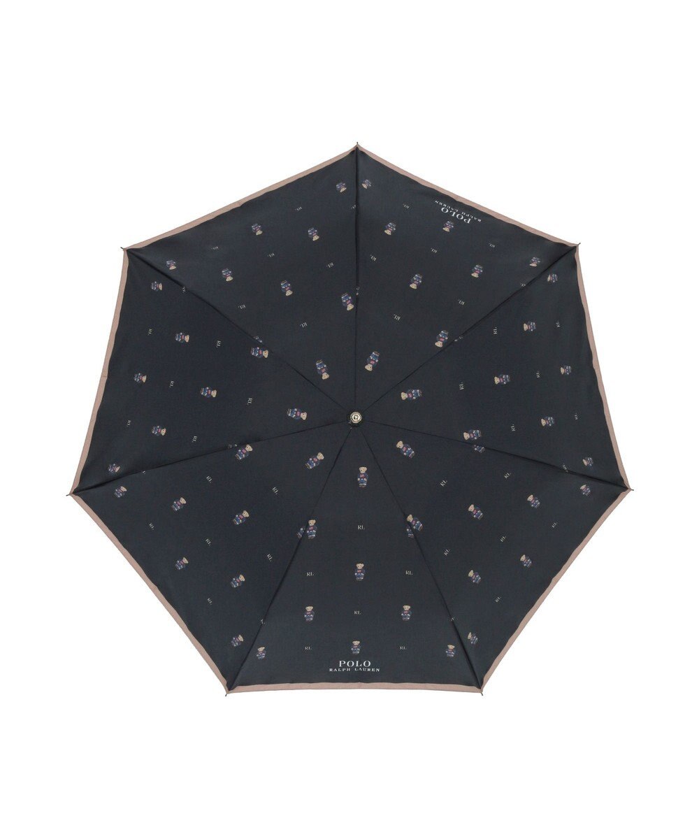 MOONBAT POLO RALPH LAUREN （ポロ ラルフローレン）折りたたみ傘 FLAG BEAR ポロベア ドット 大きめ55cm 