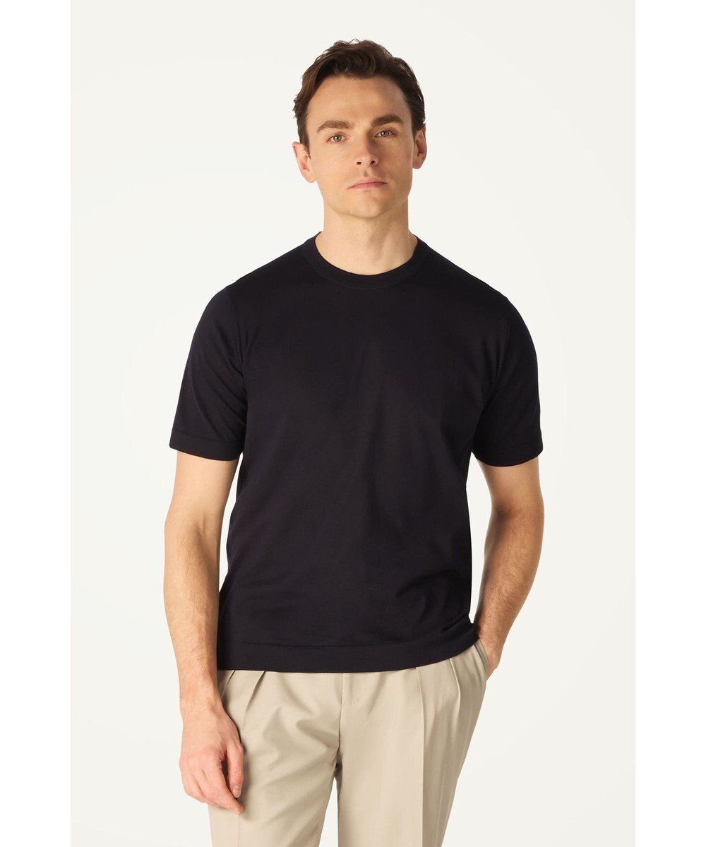 DAKS John Smedley for DAKS ハウスストライプTシャツ 