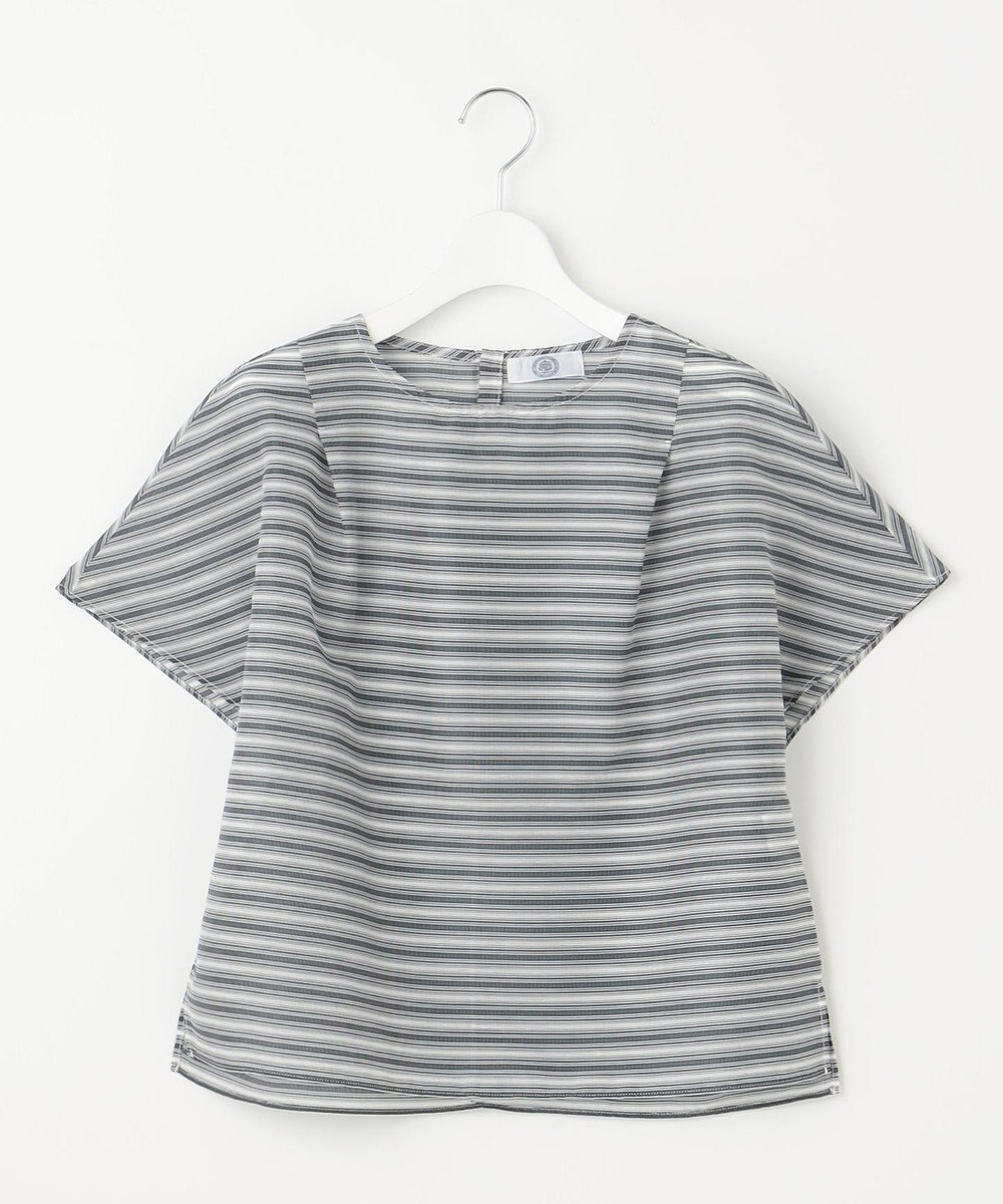 J.PRESS LADIES L シアーボーダーツイン カットソー 