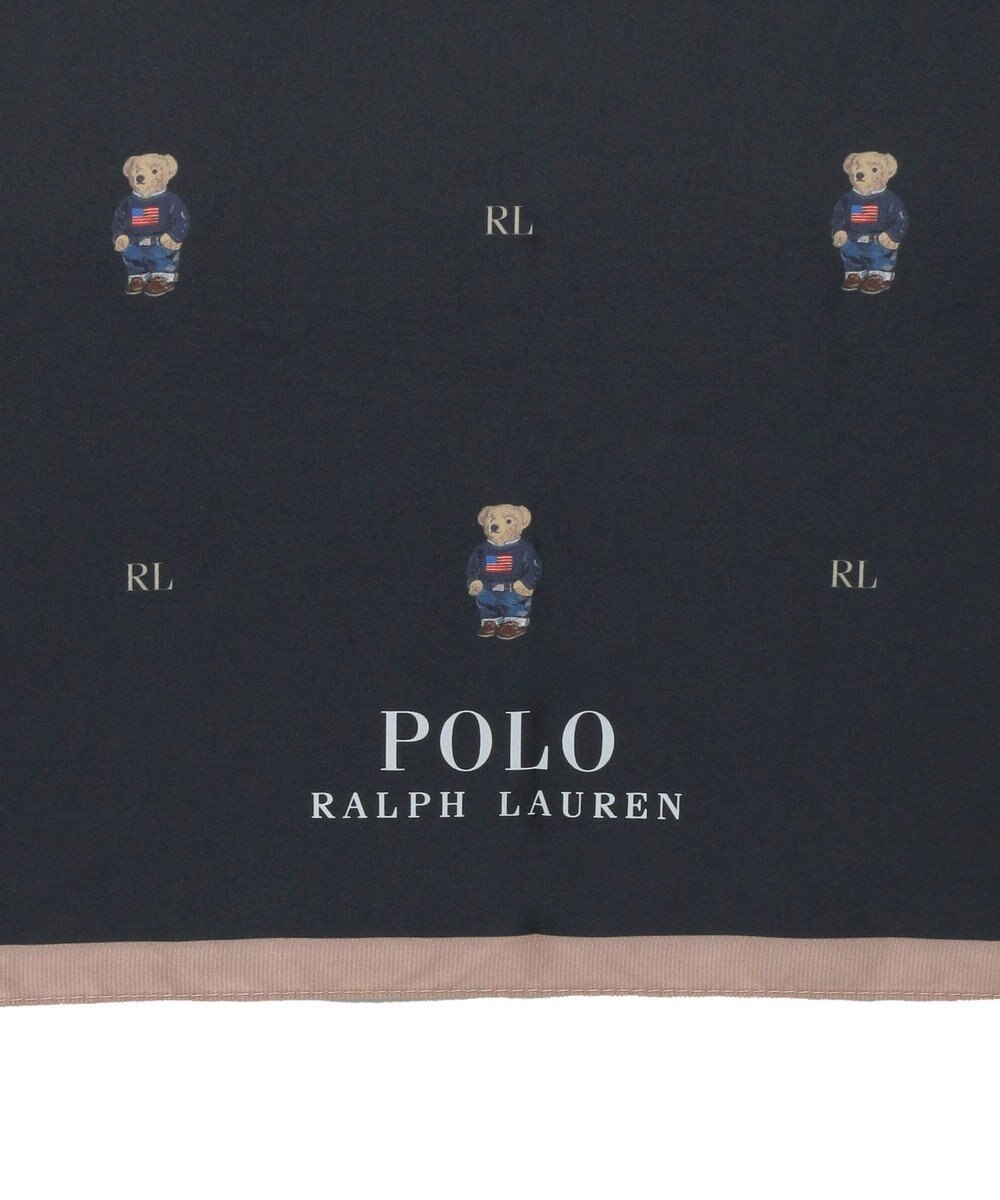 MOONBAT POLO RALPH LAUREN （ポロ ラルフローレン）折りたたみ傘 FLAG BEAR ポロベア ドット 大きめ55cm 