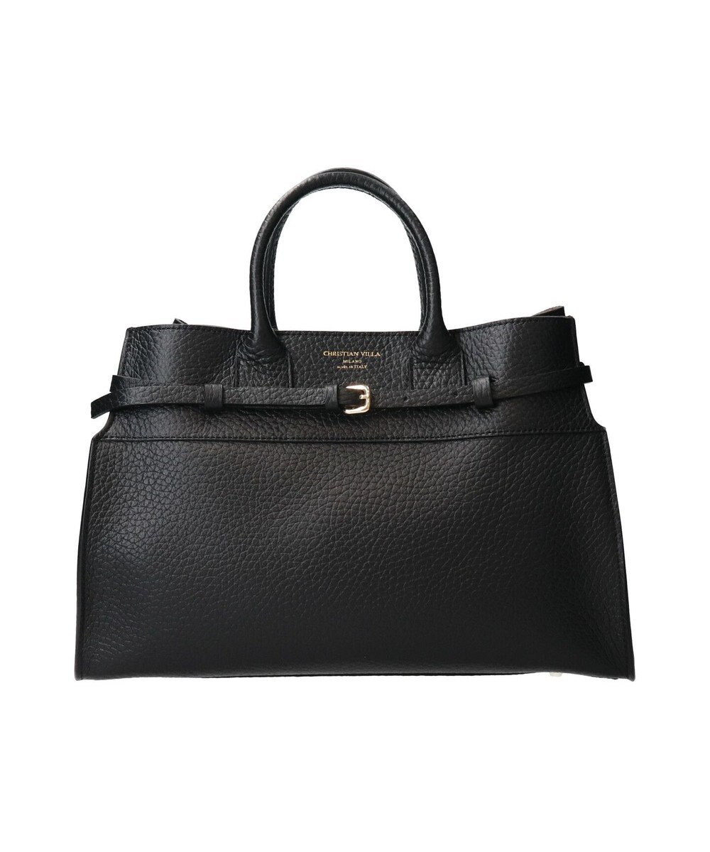 INTER-CHAUSSURES 【CHRISTIAN VILLA】レザーハンドバッグ 