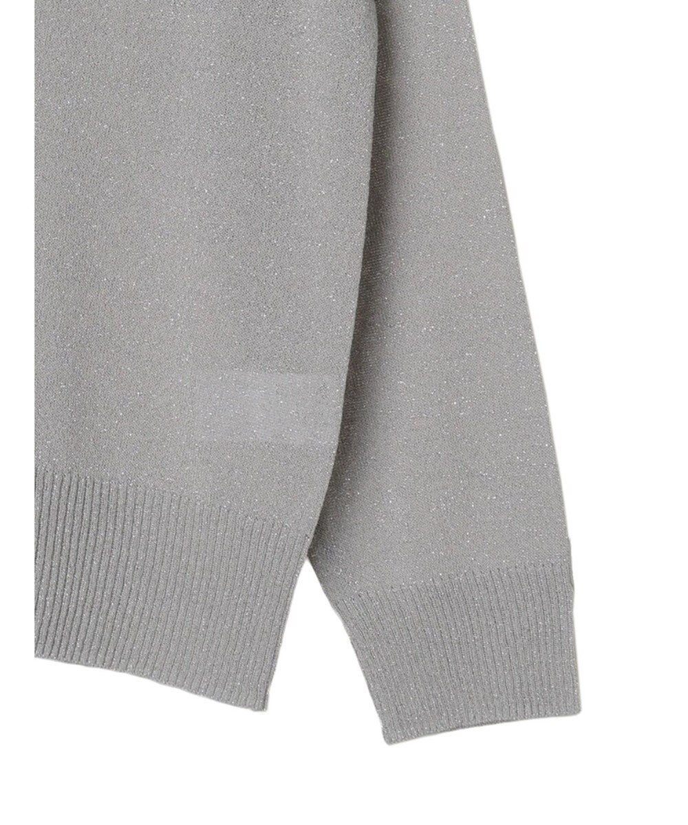 earth music&ecology ラメ入りニットカーディガン 