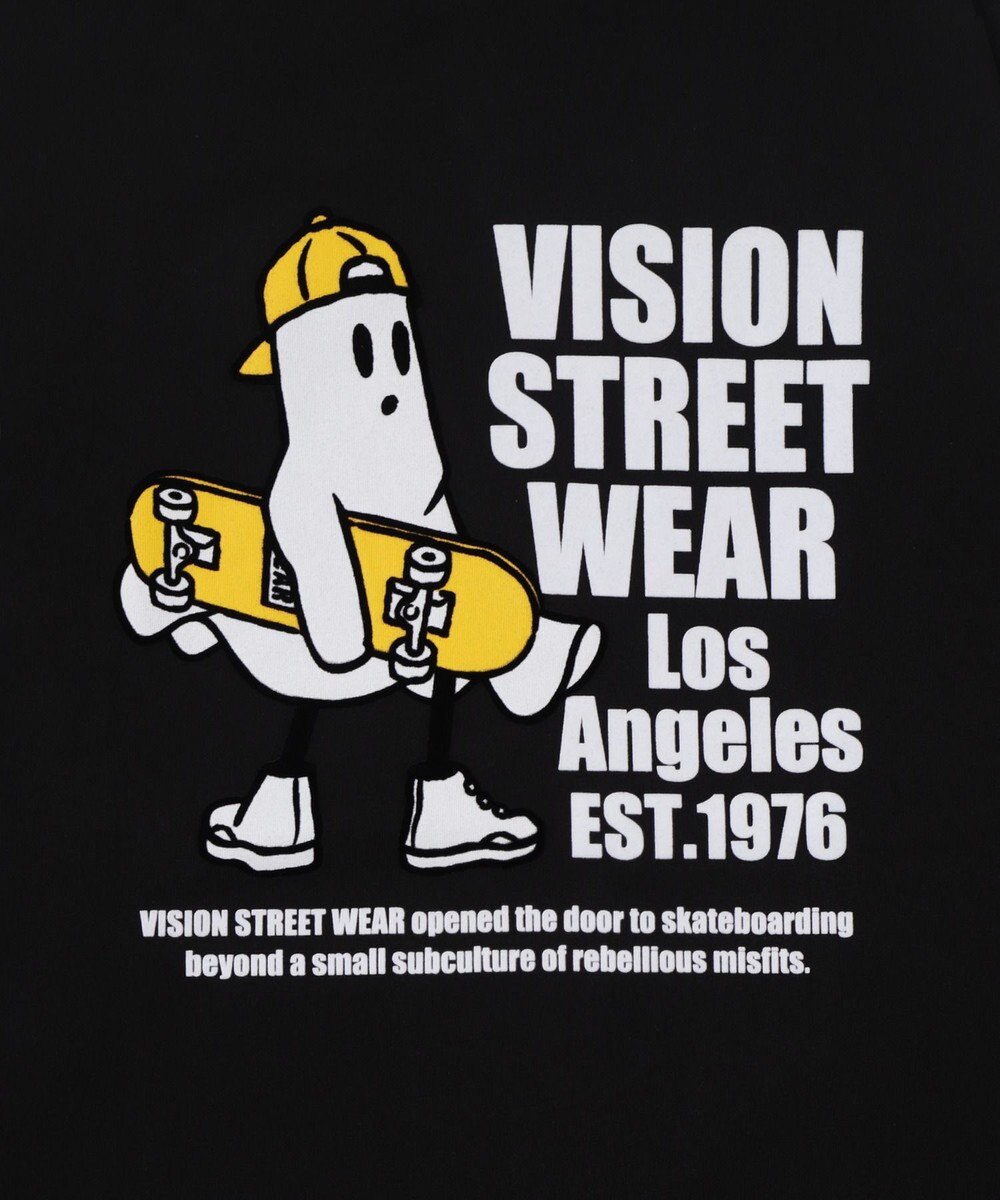 WEGO 【ユニセックス着用ITEM】別注VISIONゴーストスケータープリントT（LS） 