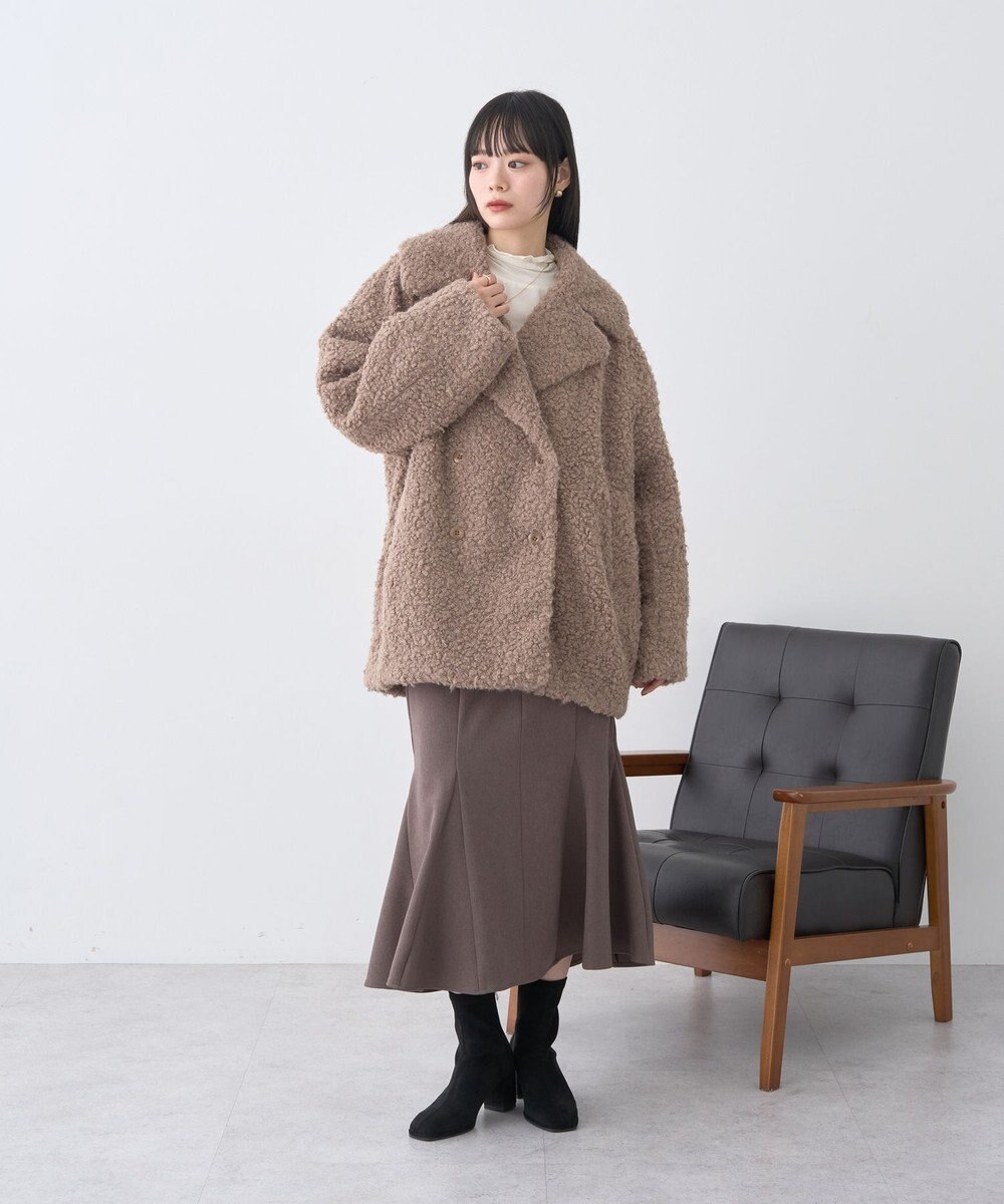 earth music&ecology ループファーコート 